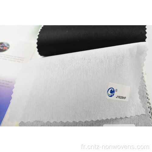 Backage de broderie non tissé entrelacement fusible